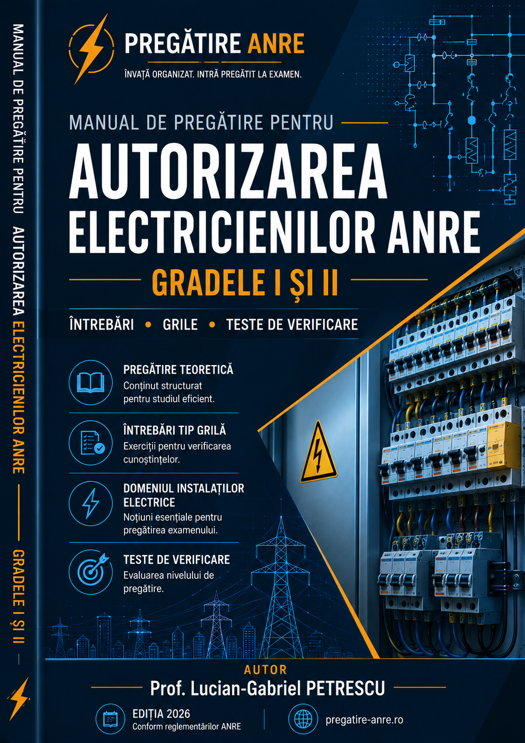 Manual de pregătire pentru autorizarea electricienilor ANRE – Gradele I și II